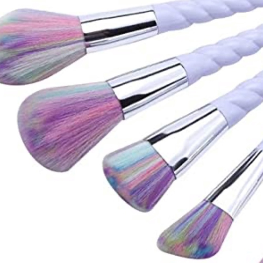 Rainbow unicorn Makeup Brush Set Kit with … - Picture 3 of 9